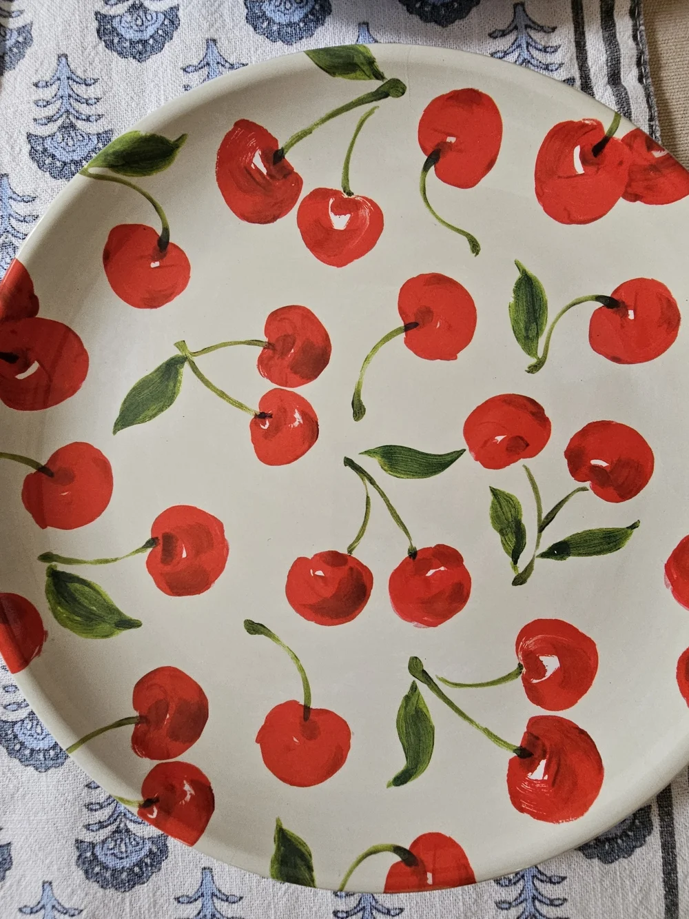 NWT: Set of Cupcakes & Cashmere Cherries Melamine Tray and 4 Plates